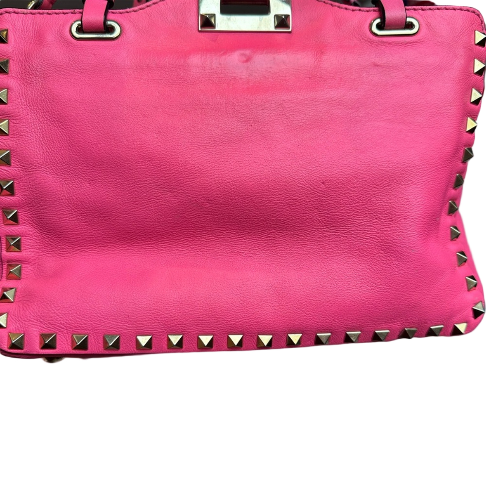 Valentino Pink Rockstud Tote - Picture 5 of 9